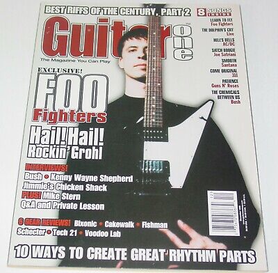 Guitar One Magazine December 1999 Foo Fighters Bush Kenny Sheppard Mike Stern