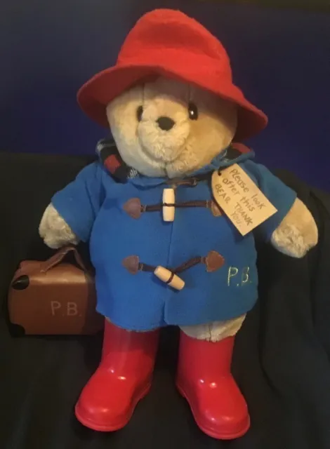 UK Rainbow Designs (2020) Classic Paddington Bear With Boots And Suitcase 36cms