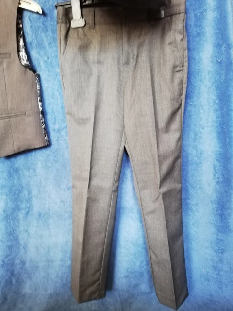 Abito Rocha John Rocha Ragazzi Grigio 3 Pezzi Età 8 (Santa Comunione/Matrimonio) 3
