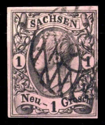 1855, Altdeutschland Sachsen, 9, gest. - 2804213