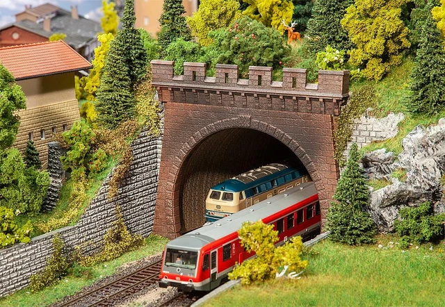 FALLER 120576 2 portails de tunnel, 1 voie, échelle H0 - Lokschuppen Berlinski