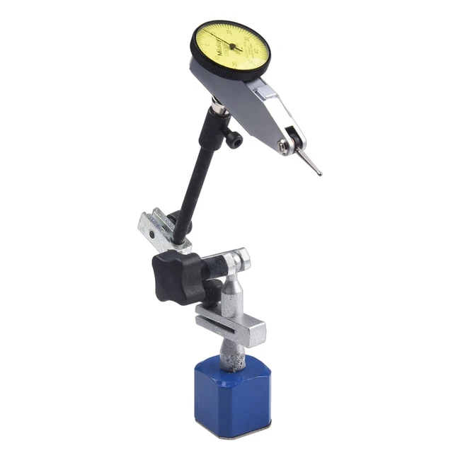 Flexible Réglable Support Magnétique Pour Comparateur - Base Aimantée 80KG Avec Bras Flexible Pour Indicateur Numérique Support Jauge Cadran
