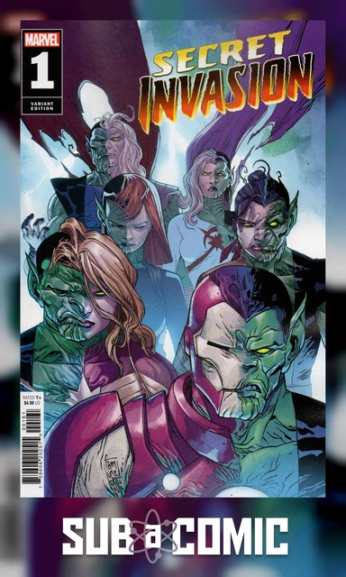 Secret Invasion #1 1:25 Camuncoli Variant (Marvel 2022 1St Print) Comic