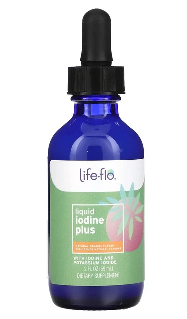 LIQUID IODINE PLUS, With Potassium Iodide & Iodine, Orange Flavour (59 ...