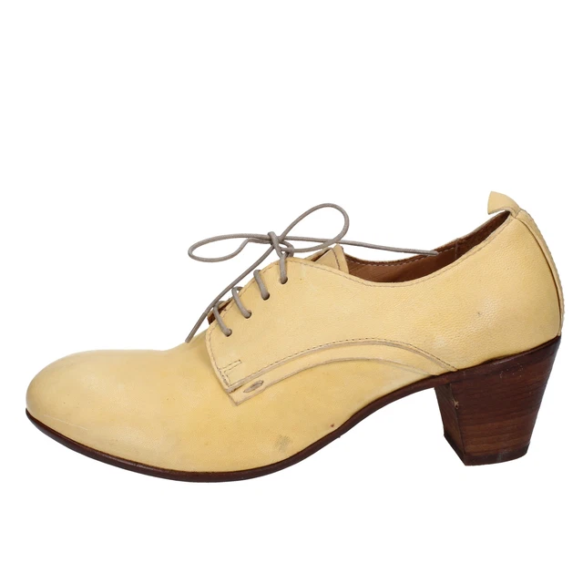 chaussures femme MOMA - 37 EU - bottines jaune cuir DT127