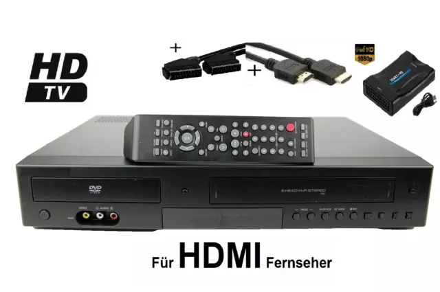 Videorecorder VHS/DVD-Player Videorekorder VHS Recorder für HDMI *Mit Garantie*