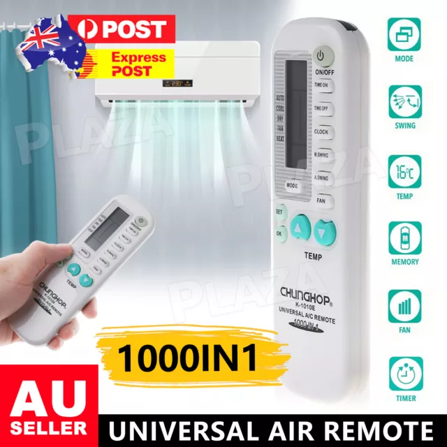 Universal Air Conditioner Remote Control AC Multibrand Airconditioning Aircon AU