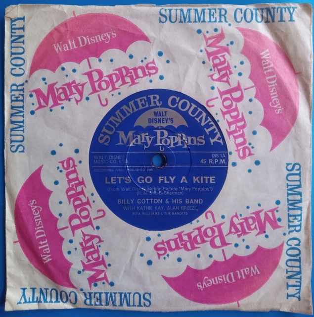 BILLY COTTON & HIS BAND LET'S GO FLY A KITE ORIGINAL UK 7'' vinyl EUR