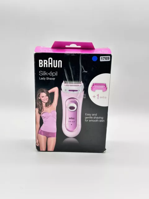 Braun Silk-épil Lady Shaver LS 5100 Pink, rasieren und trimmen, schwenkbar