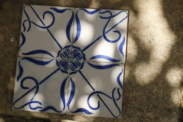 XIX Century Original rare Portuguese hand painted tiles