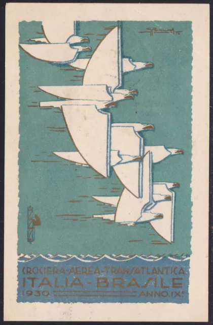 1931 TRIPOLITANIEN, Virgilio Nr. 78+ A 4 + Vignette auf Aerogramm Tripolis - Rom 2