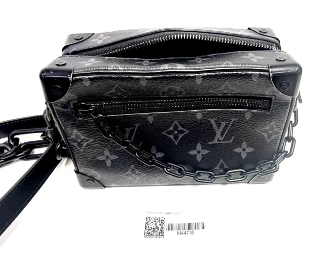 Louis Vuitton Trio Pouch Bag Black Monogram Denim and Taurillon Leathe –  EliteLaza
