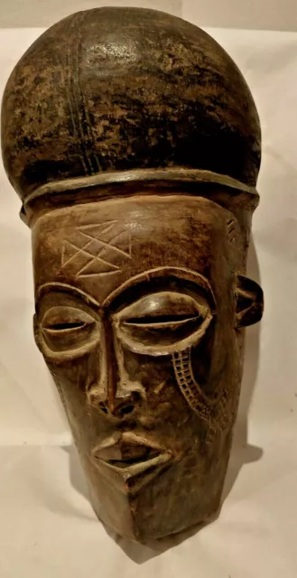 Kuba African Helmet Mask, Kuba tribe, Democratic Republic of Congo