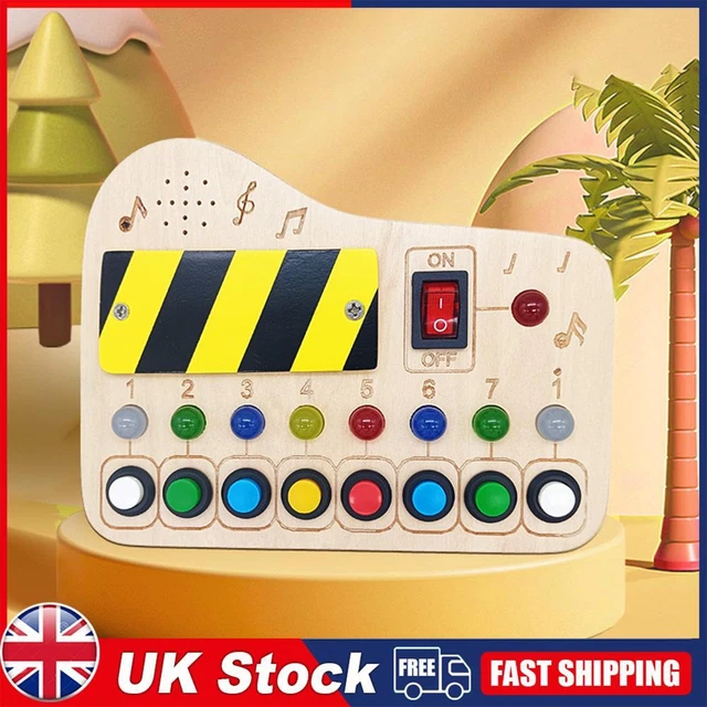 Kids Screwdriver Tool Set Wooden Light Switch Toy Busy Board Kids Gift
