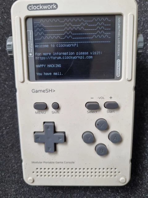 Clockworkpi GameShell Kit White The GameShell Kit Open Source