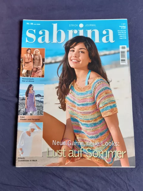 Zeitschrift Sabrina Juni 2009 Stricken