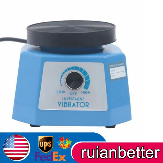 4'' Round Vibrador Dental Lab Investment Vibrator Oscillator Variable Speed 110v