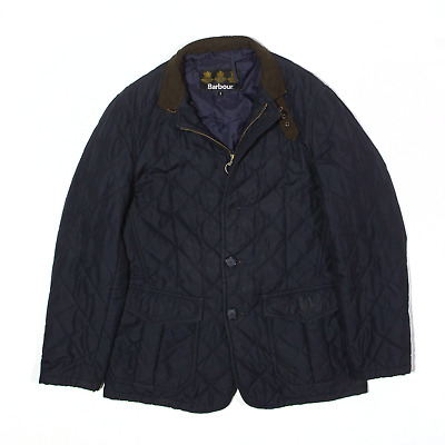 BARBOUR Quilted Jacket Blue Mens S