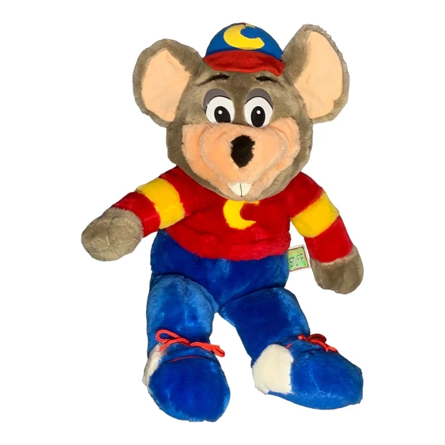 Vintage Chuck E. Cheese Stuffed Bear Plush Toy 1999 Showbiz Pizza Time 19” Jumbo