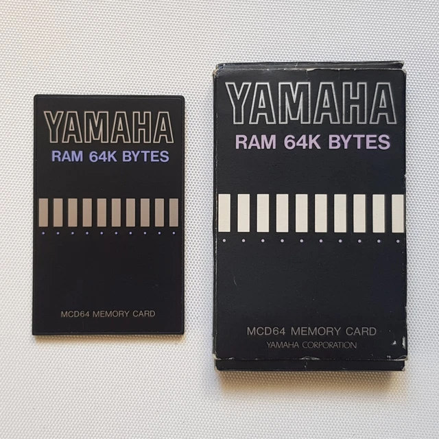 YAMAHA MCD64 RAM 64K Bytes Memory Card $49.99 - PicClick