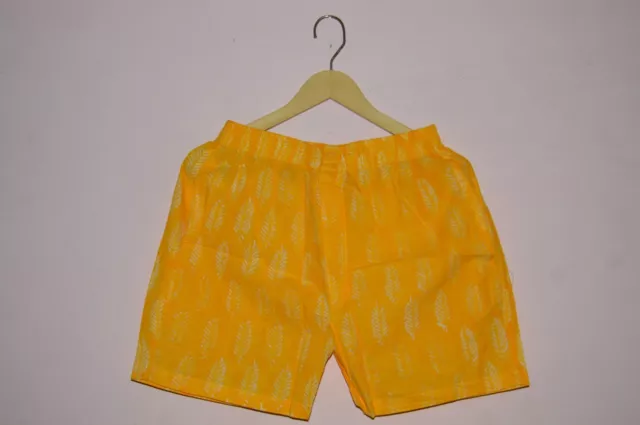 Large Size Short Boxer Shorts for Women Cotton Block printed cotton Night Wear
