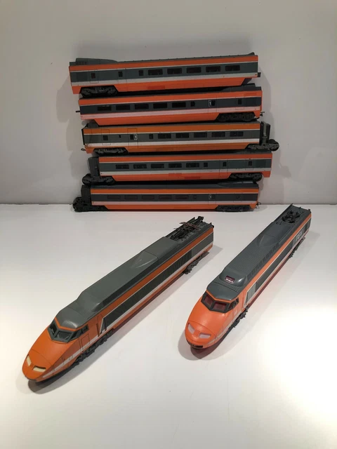 Articles de modélisme ferroviaire oranges Jouef avec vintage
