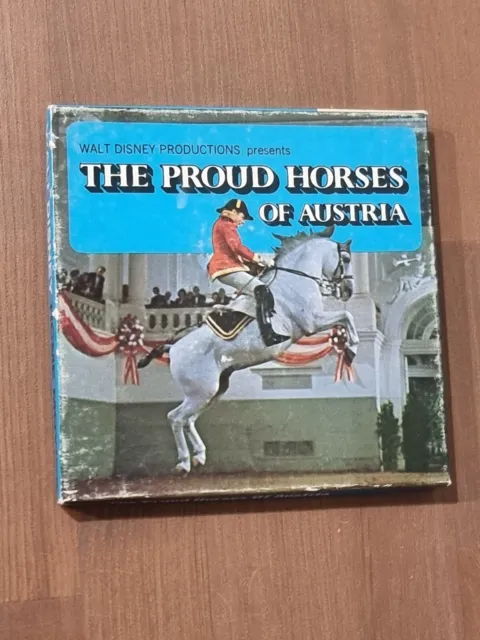 Walt Disney Home Movies Proud Horses of Austria 8mm Film Super Color