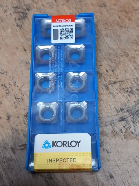 10 Korloy SEE 1204AFFN-X83 H01 ALUMINIUM