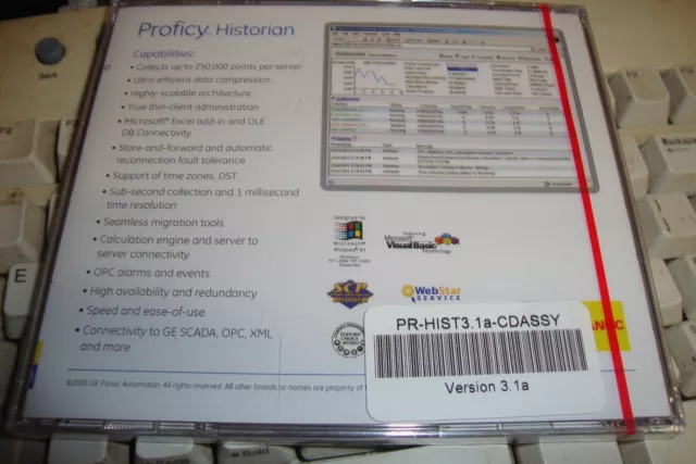 New Ge Fanuc Automation  Proficy Historian  Software 2