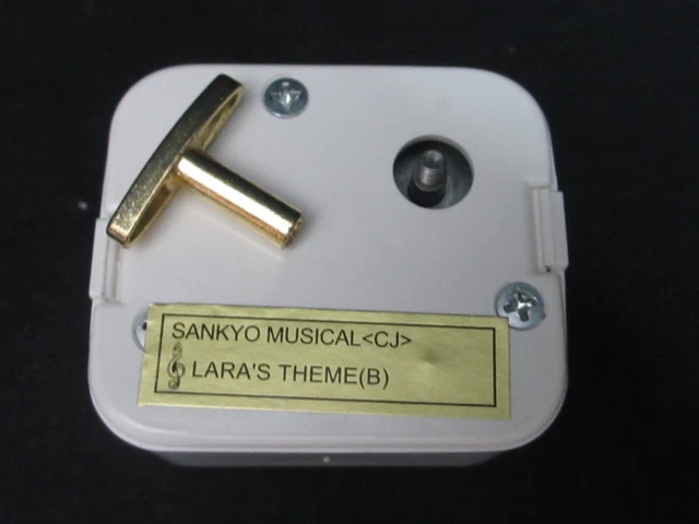 Vintage Sankyo Wind Up Music Box Movement Mechanism Lara's Theme