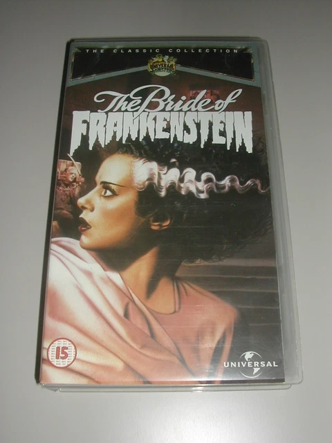 THE BRIDE OF Frankenstein VHS video tape UNIVERSAL MONSTERS £9.00 ...