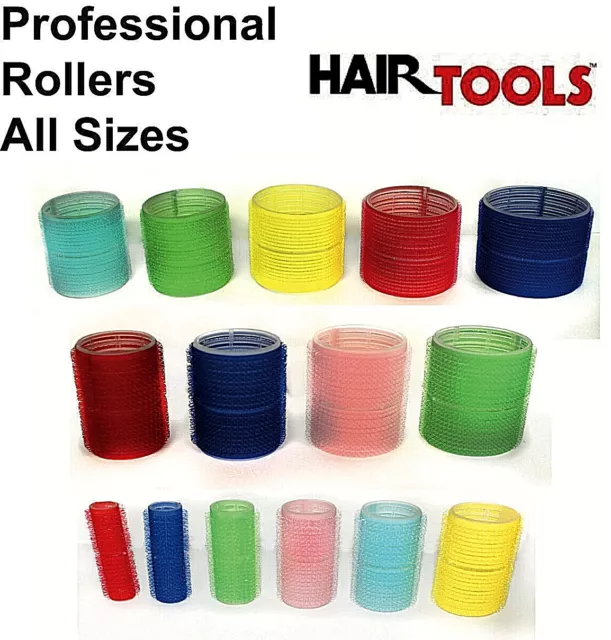 Professional Cling Rollers Hair Tools - Various Sizes