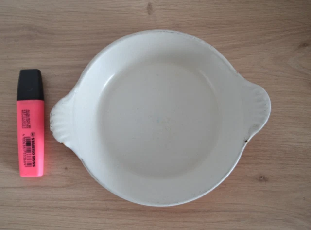 Grand Plat à Poisson En Fonte émaillée Orange – Style Le Creuset – Vintage