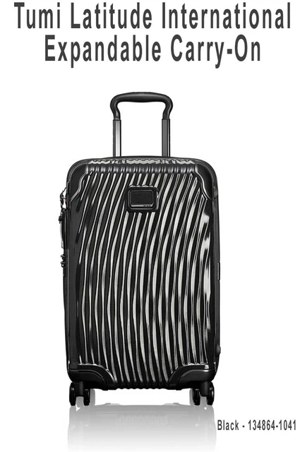 Tumi Latitude 22" International Expandable 4 Wheel Spinner Carry-On - Black