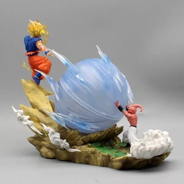 Figurine Dragon Ball Z Goku Vs Buu PVC 22 cm Collection DBZ Anime Statue Manga