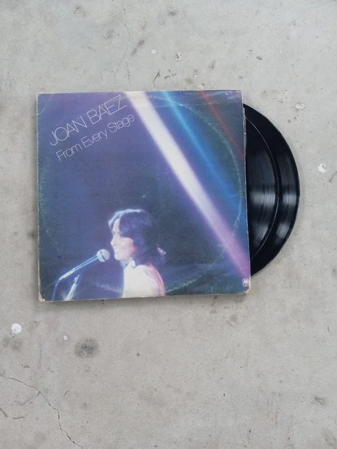 JOAN BAEZ From Every Stage A&M 2XLP gatefold z