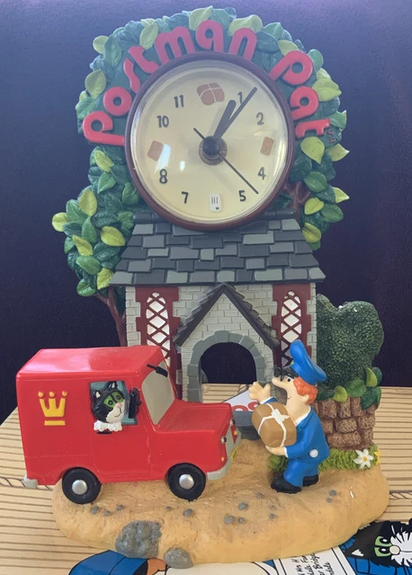 POSTMAN PAT VAN Montre Talc Jouet Pouet 0791U ERTL Woodland Animations 1983 Vtg EUR 35,00 - FR