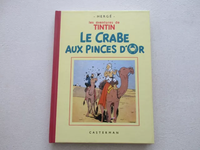 Tintin Le Crabe Aux Pinces D'or Ttbe/Neuf Fac Simile Noir/Blanc Petit Format2010