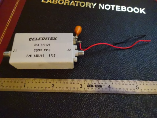 RF Mikrowelle Frequenz Verstärker GHZ CSA-870126 celeritek Wie Ist Bin #X9-97