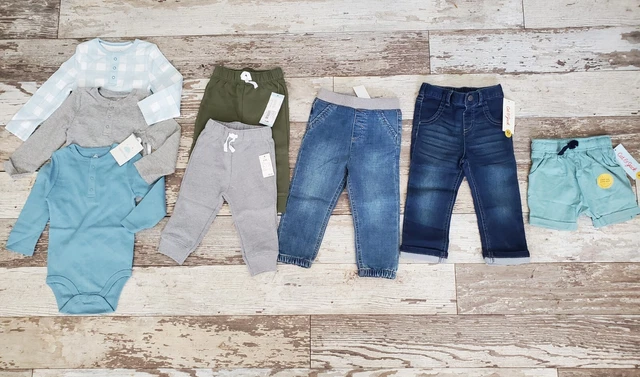 Baby Shower Gift Boy Lot Of 8 Pieces 6-18 Months