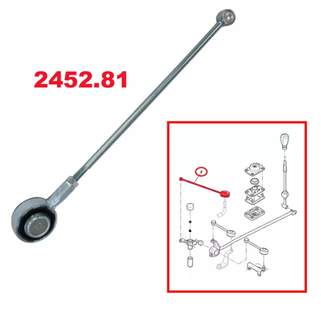 Tringlerie de renvoi boite de vitesse pour PEUGEOT 206 et SW = 245281 3