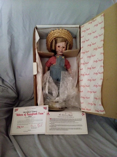 NIB Danbury Mint Shirley Temple Dolls of the Silver Screen Rebecca of Sunnybrook
