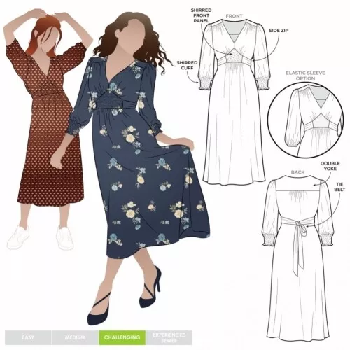 Style Arc Sewing Pattern Philomena Dress Sizes 10-22