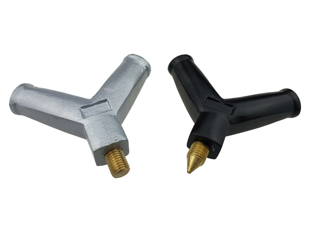 Metall V für Kescher KESCHERBLOCK V-Block BLACK / SILVER Metallblock Kescherg...