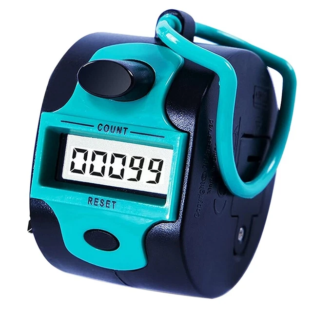 Counter Electronic Clicker Manual Digital Counter Finger Mechanical Y1Q5
