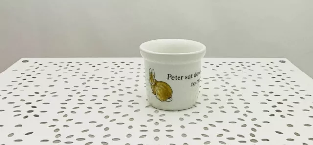 Wedgwood coquetier Béatrix Potter Pierre Lapin céramique 5 x 4,8 cm env