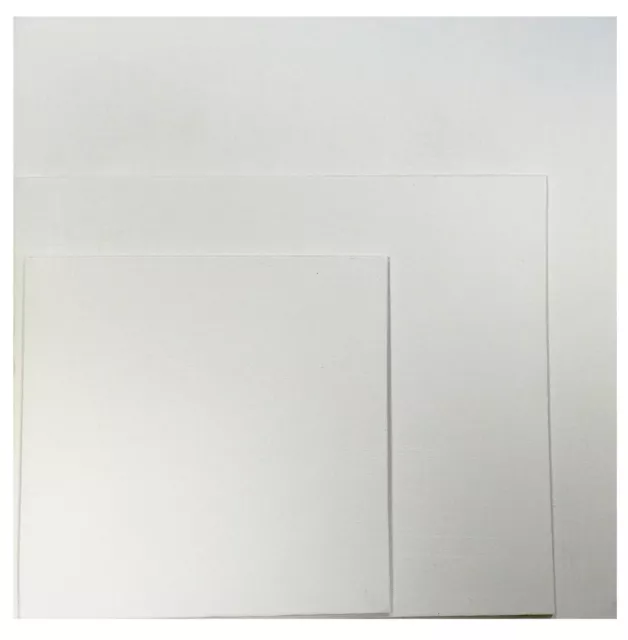 3 x 30cm x 25cm BLANK CANVAS PRIMED ACRYLIC & OIL ARTIST PAINTING BOARD BVC2530 3