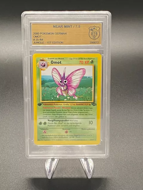 Pokemon Karte Omot 29/64, 1. Edition Jungle Jahr 2000, GSG, PSA