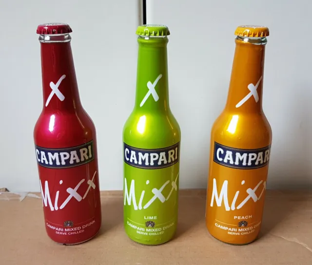 Bottiglie Collezione Campari Mix Anno 2004 Vuote
