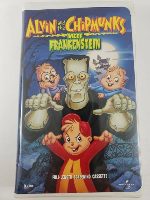 ALVIN AND THE Chipmunks Meet Frankenstein VHS PROMO Screening Cassette ...